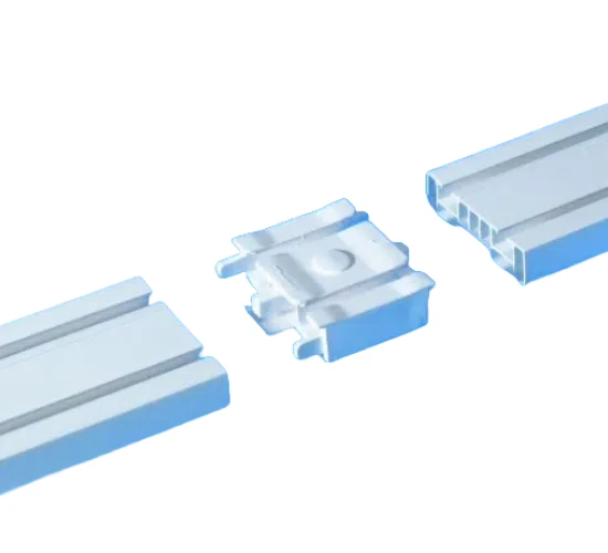 2-Редова снадка за релса – Бяла.png